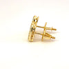 CORE 0.34 CTW 925 GOLD MOISSANITE ICED OUT EARRING | 996692