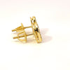 CORE 0.34 CTW 925 GOLD MOISSANITE ICED OUT EARRING | 996692