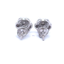 BLOOMLET 0.9 CTW 925 RHODIUM MOISSANITE ICED OUT EARRING | 996701