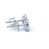 COROLLET 0.46 CTW 925 RHODIUM MOISSANITE ICED OUT EARRING | 996711