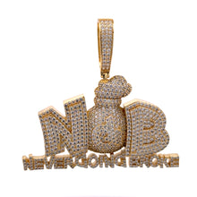 916712 | Brass Gold Never Going Broke Pendant