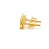 COROLLET 0.46 CTW 925 GOLD MOISSANITE ICED OUT EARRING | 996712