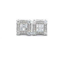 ANTHESIA 0.85 CTW 925 RHODIUM MOISSANITE ICED OUT EARRING | 996721