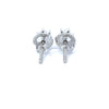 ARCANE 0.14 CTW 925 RHODIUM MOISSANITE ICED OUT EARRING | 996741