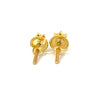 ARCANE 0.14 CTW 925 GOLD MOISSANITE ICED OUT EARRING | 996742