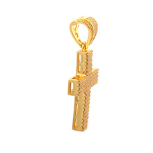 LYRA 0.76 CTW 925 CZ MOISSANITE GOLD ICED OUT PENDANT I 996752