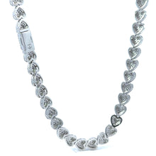 NERIS 7MM RHODIUM MOISSANITE ICED OUT CHAIN  |  996781