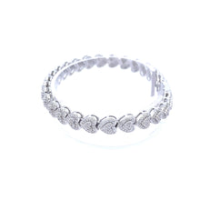LORE 7MM CZ RHODIUM MOISSANTE ICED OUT BRACELET |  996791