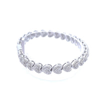 LORE 7MM CZ RHODIUM MOISSANTE ICED OUT BRACELET |  996791
