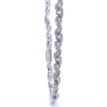 ICARUS 8MM RHODIUM MOISSANITE ICED OUT CHAIN  |  996801