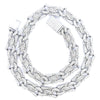 KYRAN 12MM RHODIUM MOISSANITE ICED OUT CHAIN  |  997141