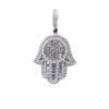 DEVOUT 2.61 CTW 925 CZ MOISSANITE RHODIUM ICED OUT PENDANT I 997261