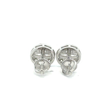 AVELORA 0.91 CTW 925 RHODIUM MOISSANITE ICED OUT EARRINGS | 997361