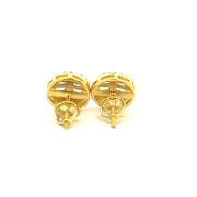 LYRIELLA 1.24 CTW 925 GOLD MOISSANITE ICED OUT EARRING | 997392