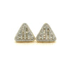 NIRA 0.98 CTW 925 GOLD MOISSANITE ICED OUT EARRING | 997422