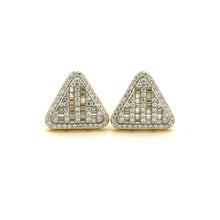 NIRA 0.98 CTW 925 GOLD MOISSANITE ICED OUT EARRING | 997422