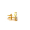 NOVAE 0.76 CTW 925 GOLD MOISSANITE ICED OUT EARRING | 997432