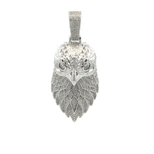 MACAW 2.23 CTW 925 CZ MOISSANITE RHODIUM ICED OUT PENDANT I 997441
