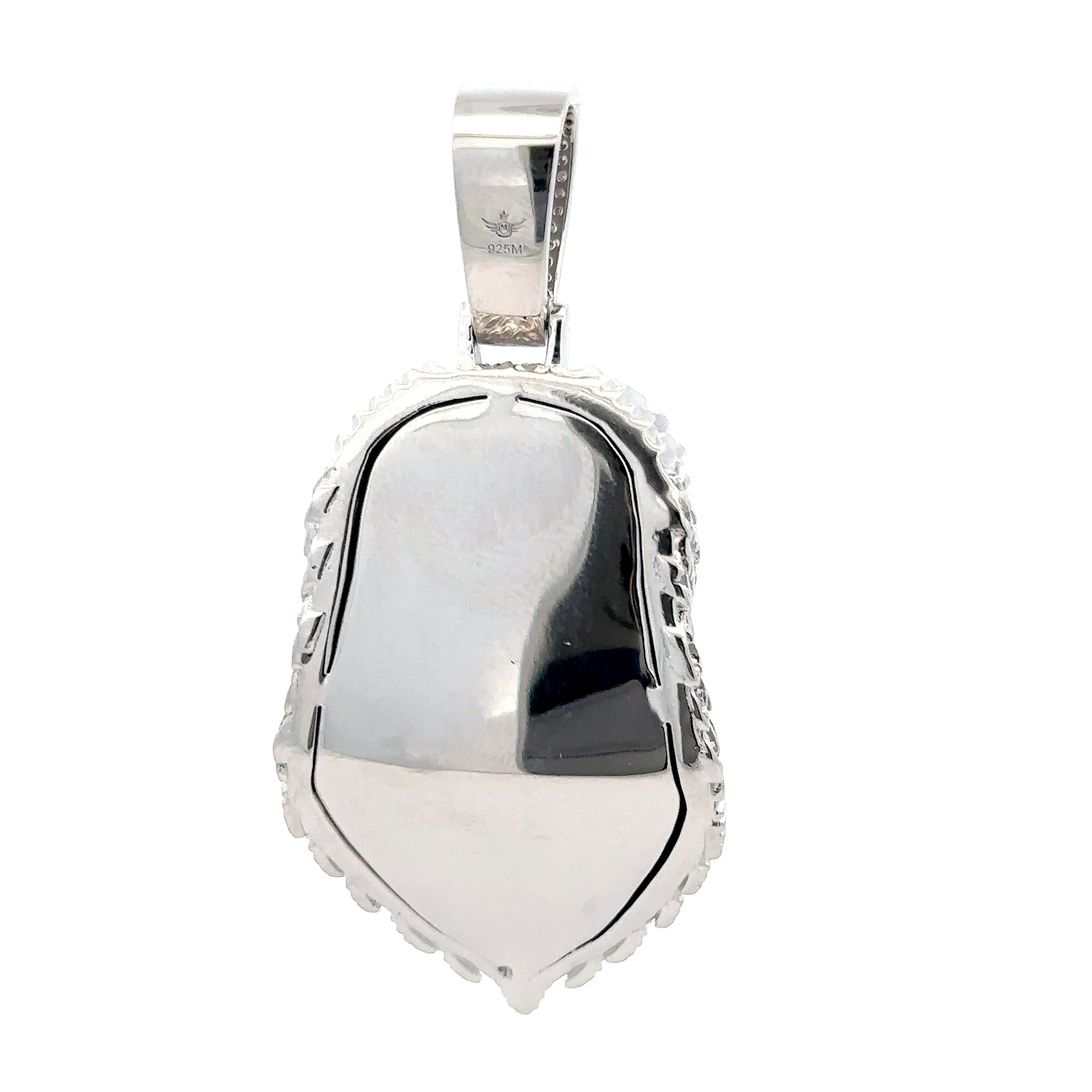 MACAW 2.23 CTW 925 CZ MOISSANITE RHODIUM ICED OUT PENDANT I 997441