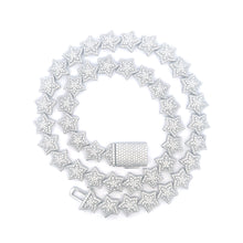 MARIEL 14MM RHODIUM MOISSANITE ICED OUT CHAIN  |  997521