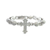 SYLVAN 9MM CZ RHODIUM MOISSANTE ICED OUT BRACELET | 997551