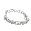 SYLVAN 9MM CZ RHODIUM MOISSANTE ICED OUT BRACELET | 997551