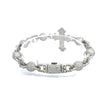 SYLVAN 9MM CZ RHODIUM MOISSANTE ICED OUT BRACELET | 997551