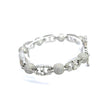 SYLVAN 9MM CZ RHODIUM MOISSANTE ICED OUT BRACELET | 997551