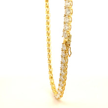 MIRA 6MM GOLD MOISSANITE ICED OUT CHAIN  |  997602