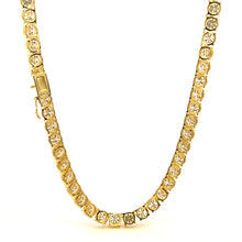 MIRA 6MM GOLD MOISSANITE ICED OUT CHAIN  |  997602