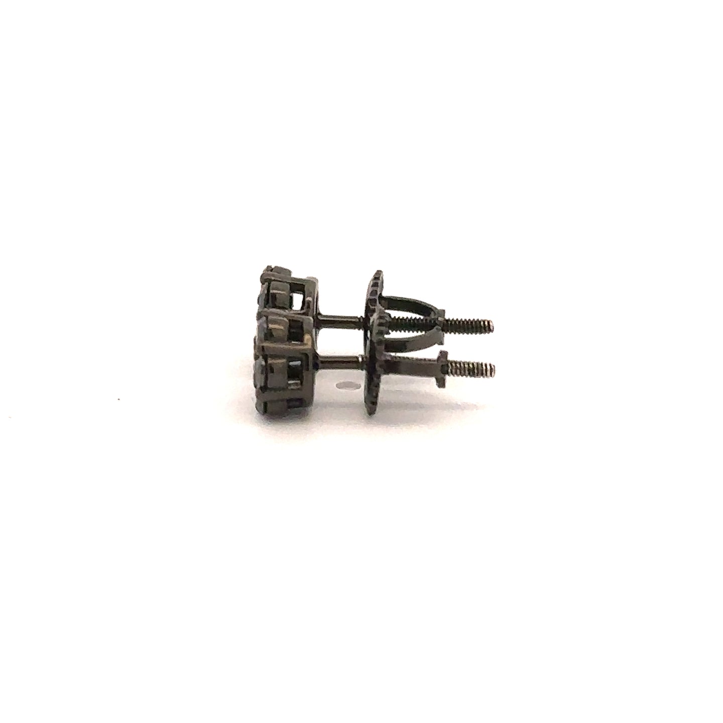 RYLITH 0.45 CTW 925 BLACK MOISSANITE ICED OUT EARRING | 997643