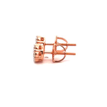 RYLITH 0.46 CTW 925 ROSE GOLD MOISSANITE ICED OUT EARRING | 997645