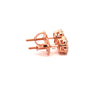 RYLITH 0.46 CTW 925 ROSE GOLD MOISSANITE ICED OUT EARRING | 997645