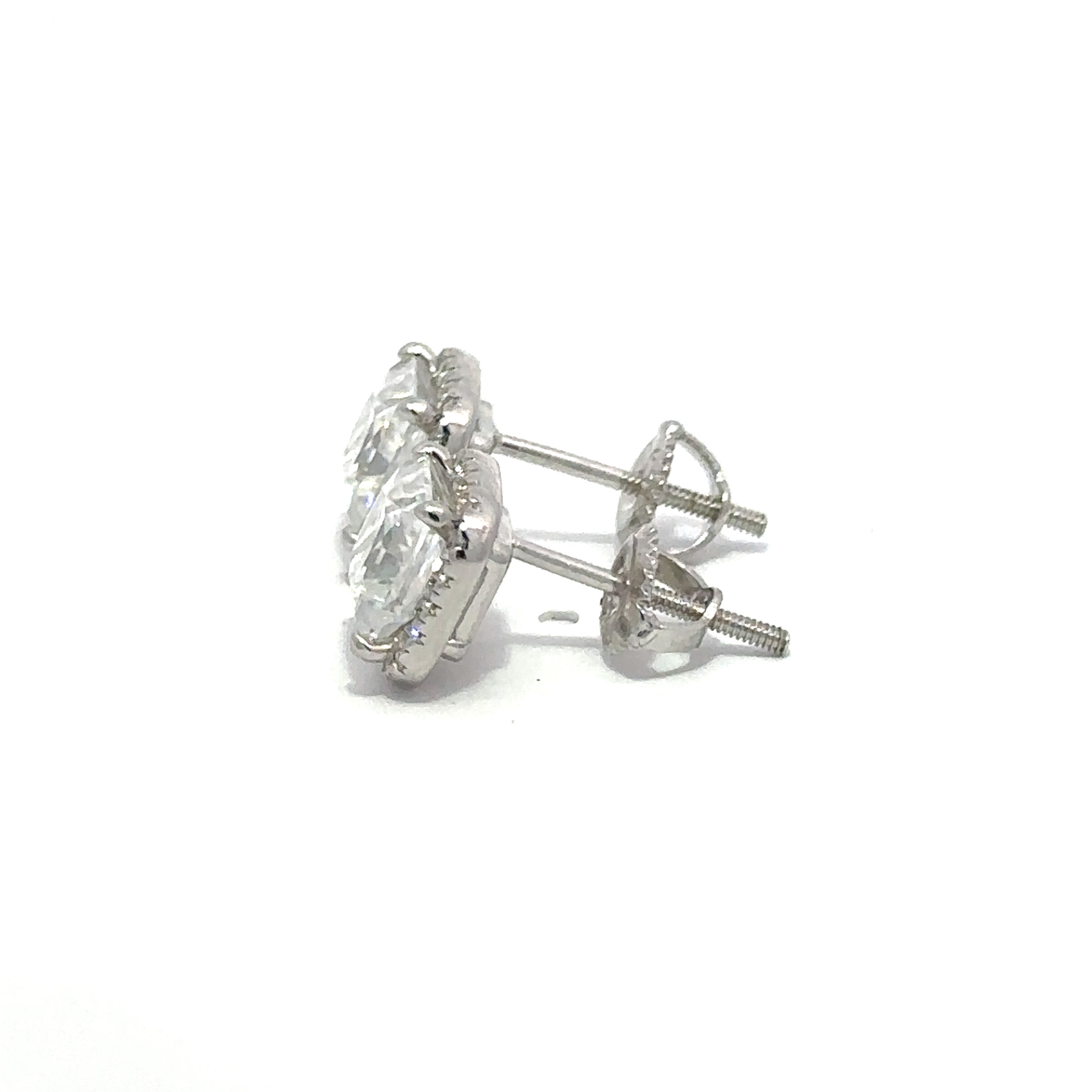 REGALA 2.0 CTW 925 RHODIUM MOISSANITE ICED OUT EARRING | 997951