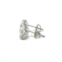 REGALA 2.0 CTW 925 RHODIUM MOISSANITE ICED OUT EARRING | 997951