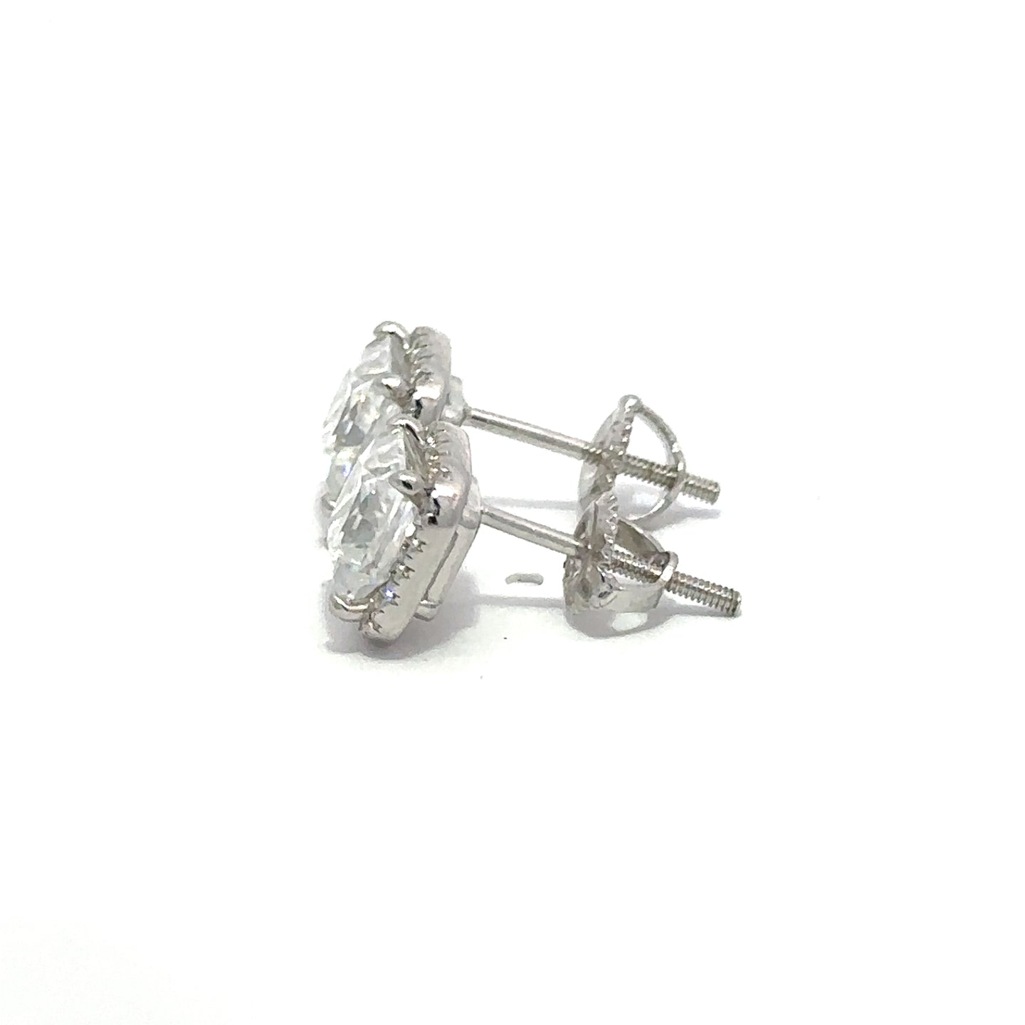 REGALA 2.0 CTW 925 RHODIUM MOISSANITE ICED OUT EARRING | 997951