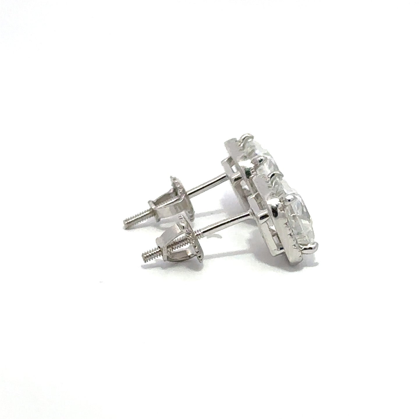 REGALA 2.0 CTW 925 RHODIUM MOISSANITE ICED OUT EARRING | 997951