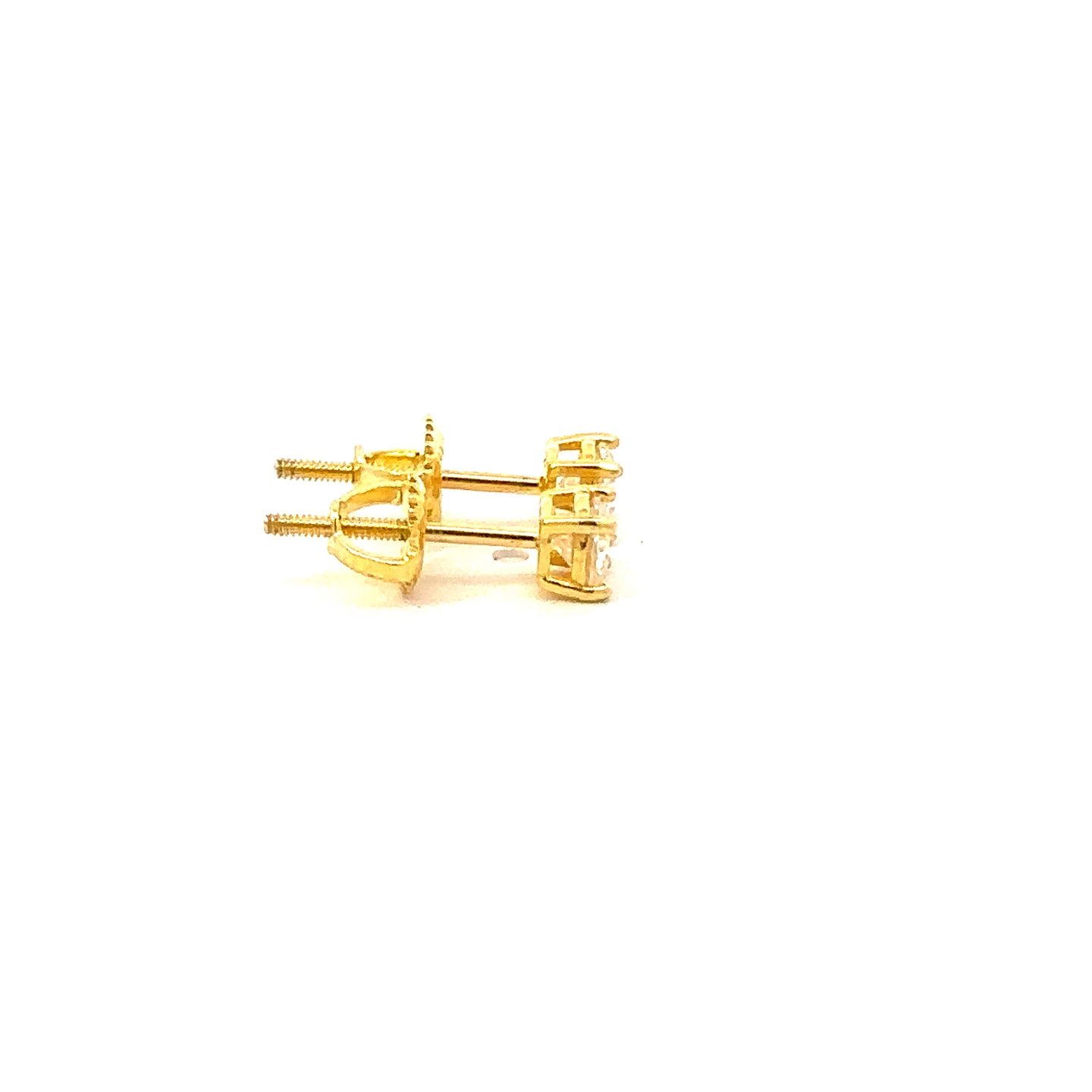 ELDOREA 0.25 CTW 925 GOLD MOISSANITE ICED OUT EARRING | 998032