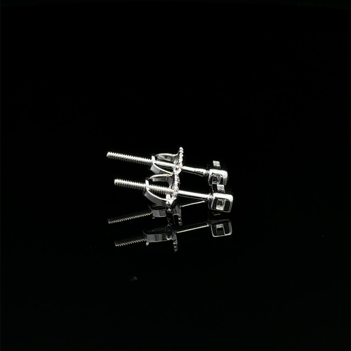 998061 | 925 Moissanite 0.25CTW Rhodium Earrings