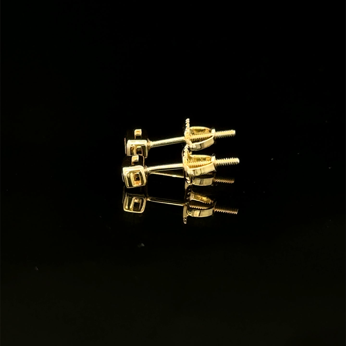 998072 | 925 Moissanite 0.50CTW Gold Earrings