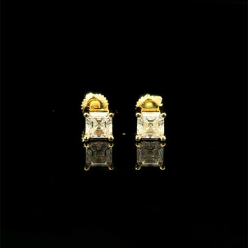 998122 | 925 Moissanite 1CTW Gold Earrings