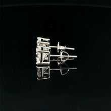 998131 | 925 Moissanite 2CTW Rhodium Earrings