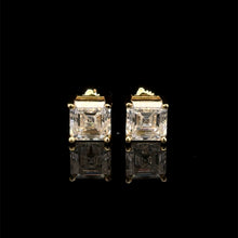 998152 | 925 Moissanite 4CTW Gold Earrings