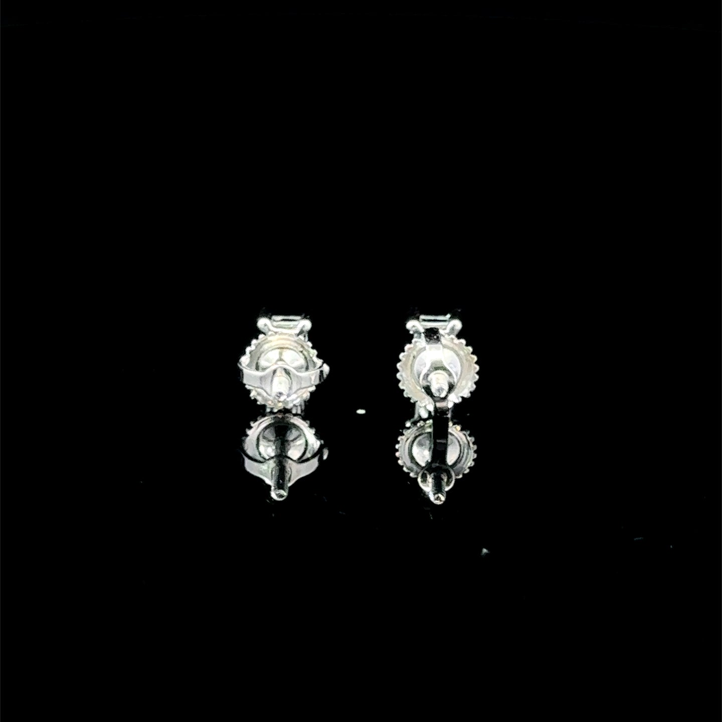 998231 | 925 Moissanite 0.25CTW Rhodium Earrings