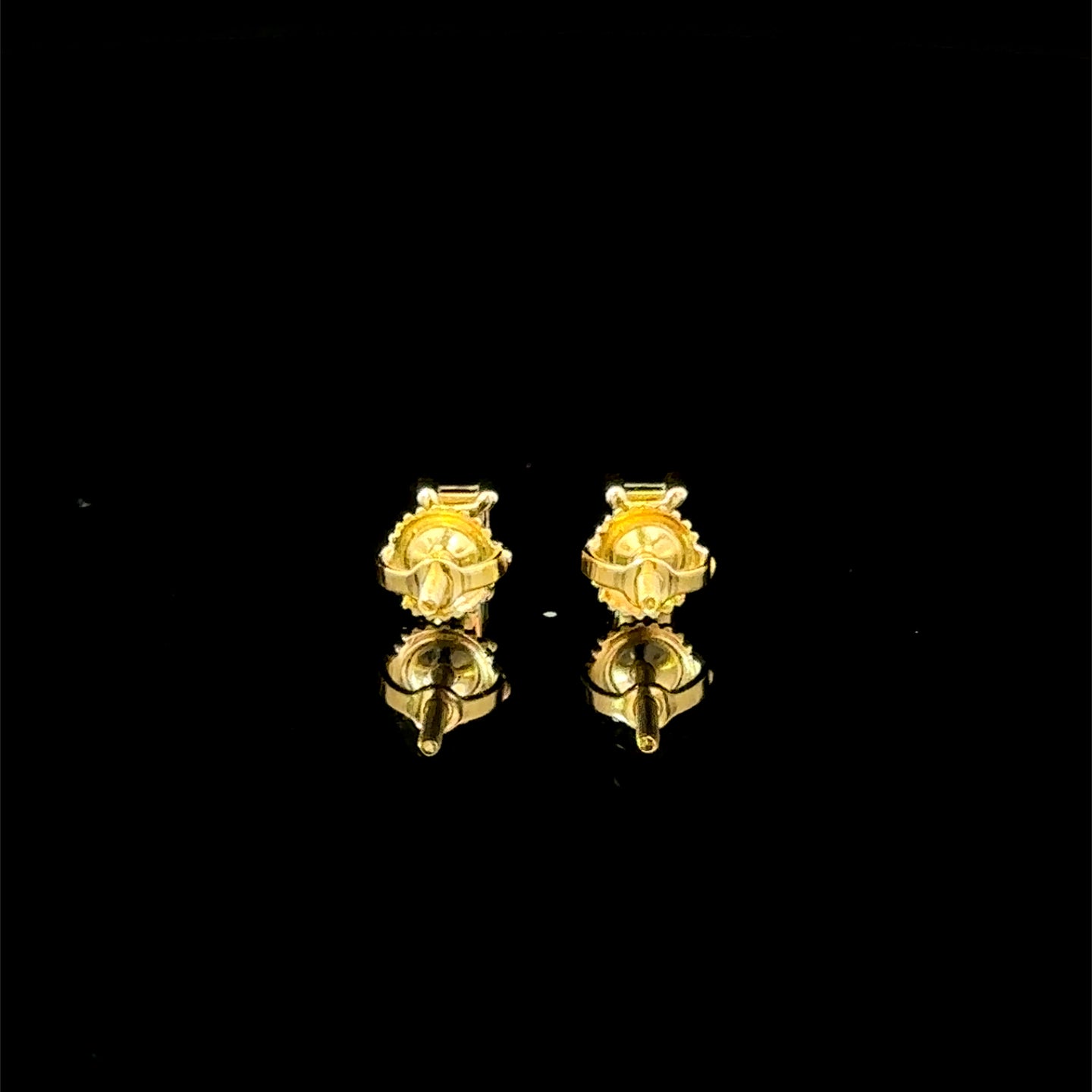 998232 | 925 Moissanite 0.25CTW Gold Earrings
