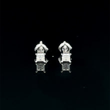 998241 | 925 Moissanite 0.50CTW Rhodium Earrings