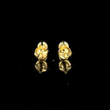 998262 | 925 Moissanite 0.50CTW Gold 3-Prong Earrings