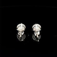 998291 | 925 Moissanite 3CTW Rhodium 3-Prong Earring