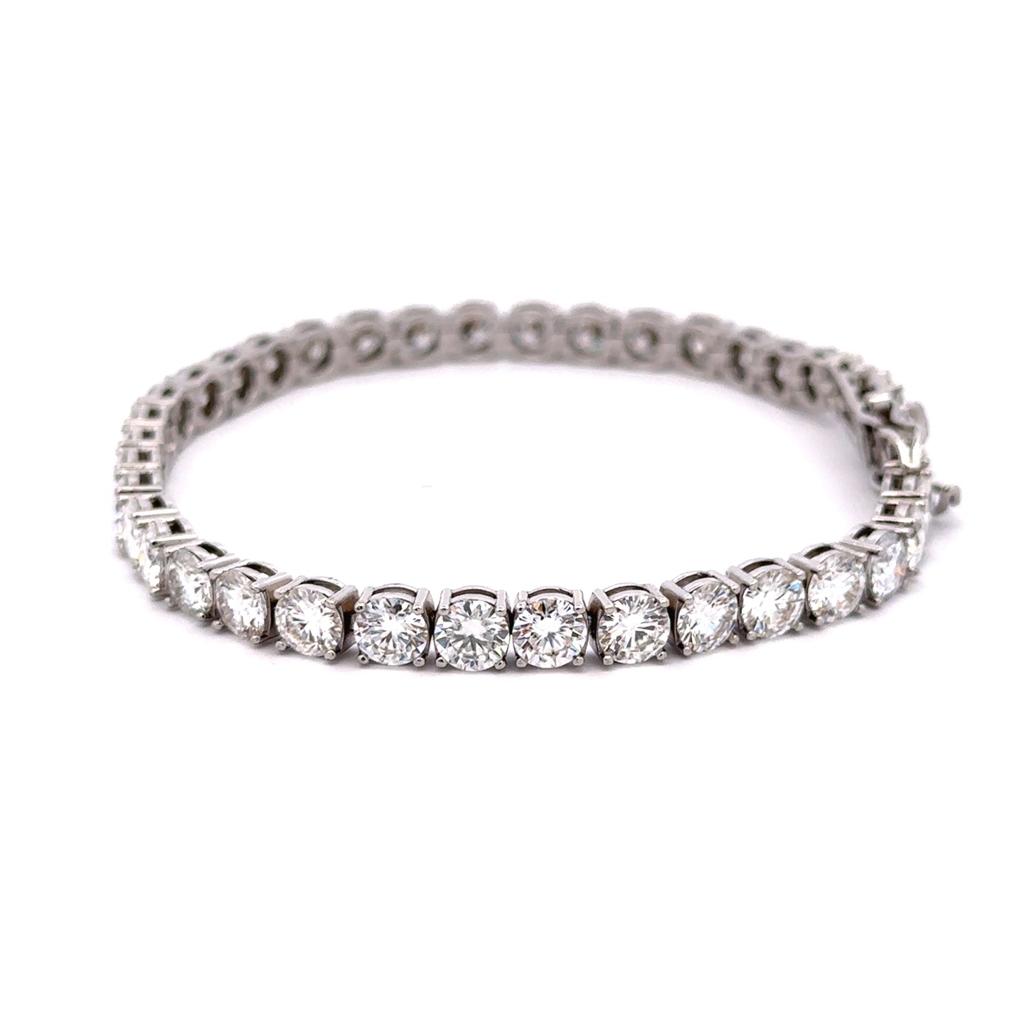 998641 | 925 Silver Moissanite Rhodium Bracelet