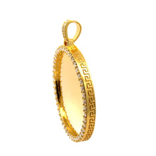 999212 | 925 Moissanite Gold Pendant